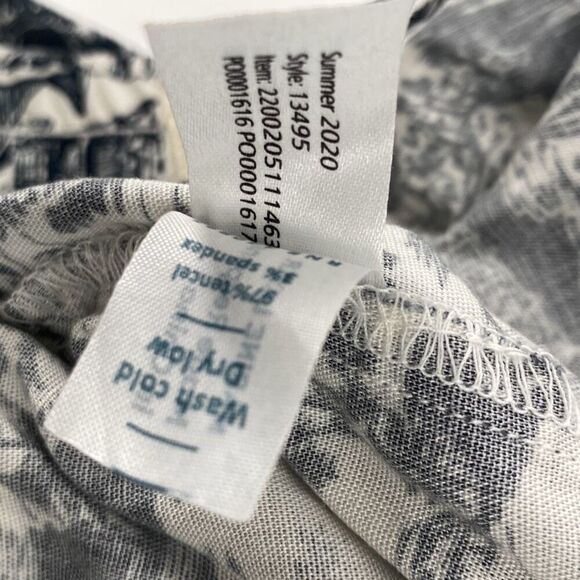 Marine Layer San Francisco toile print Allison Pants XS - Picture 10 of 10